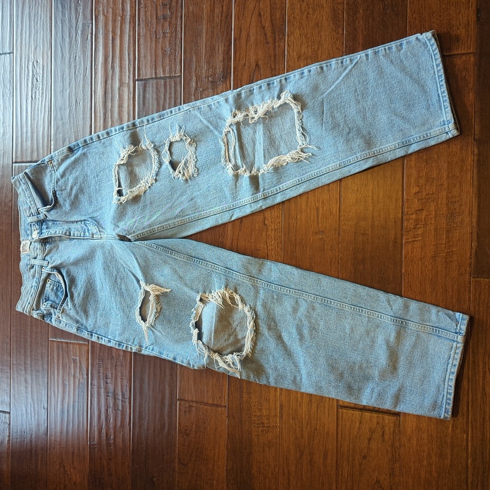 BDG High-Rise Baggy jeans with distressing